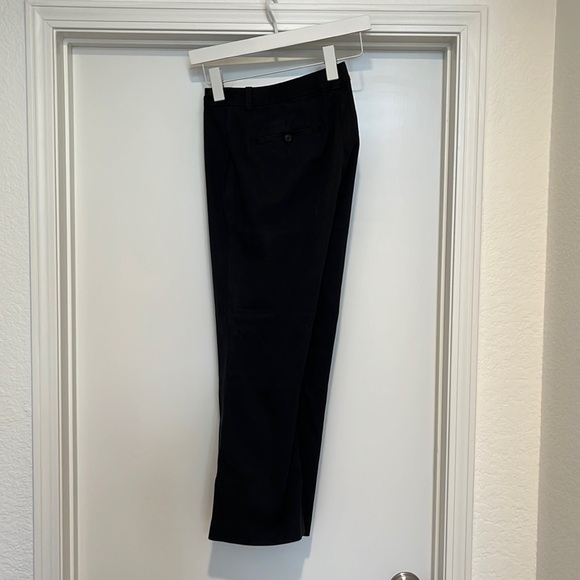 Banana Republic Women’s Pant Harrison Stretch Black Size 10 Straight Leg - Picture 2 of 10